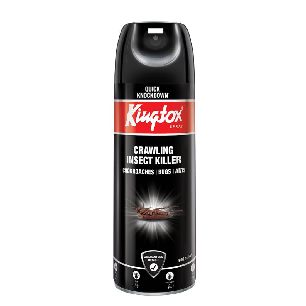 KINGTOX INSECT KILLER ALL TRIPLE ACTION BLACK 400 ML