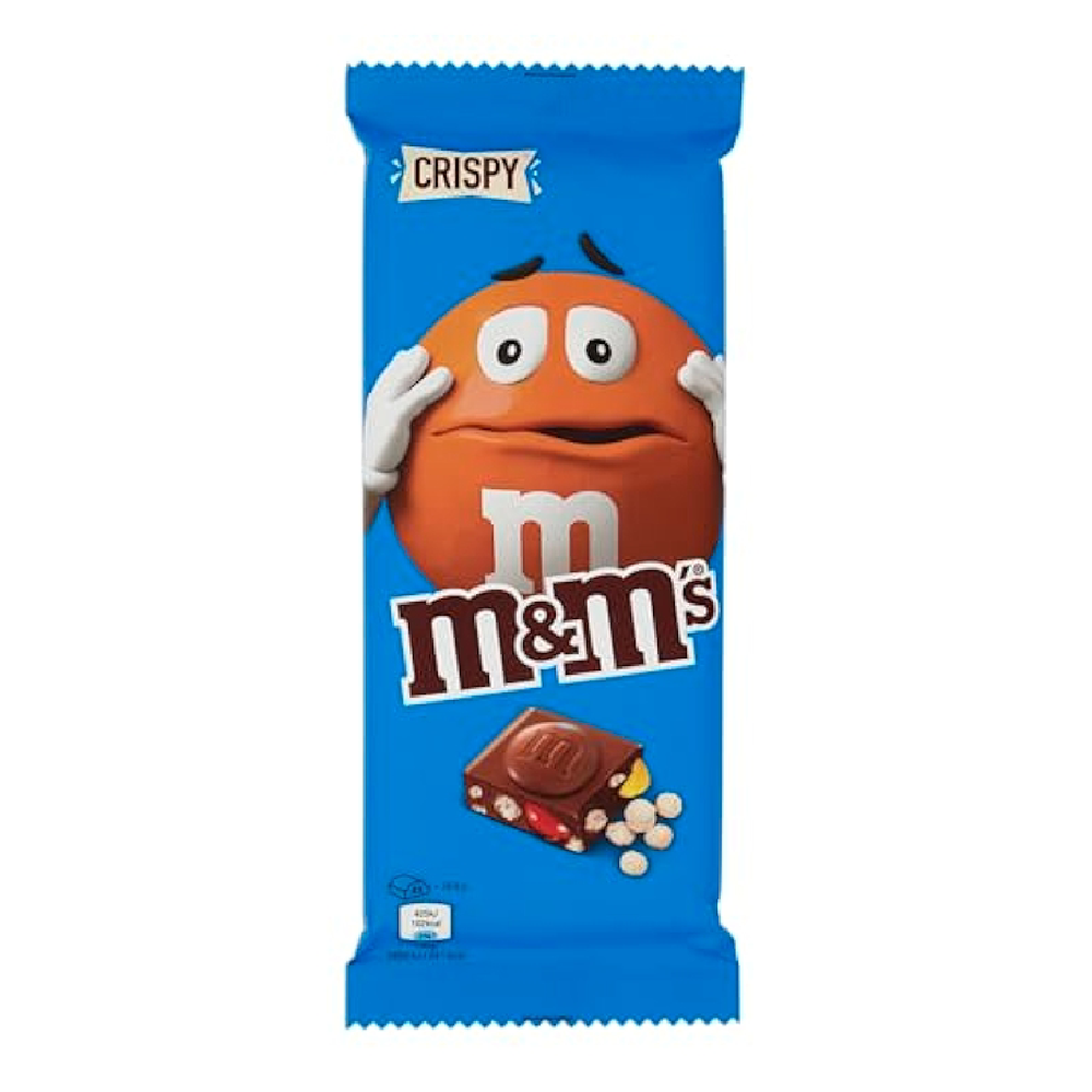 M&M CHOCOLATE BAR CRISPY 150 GM