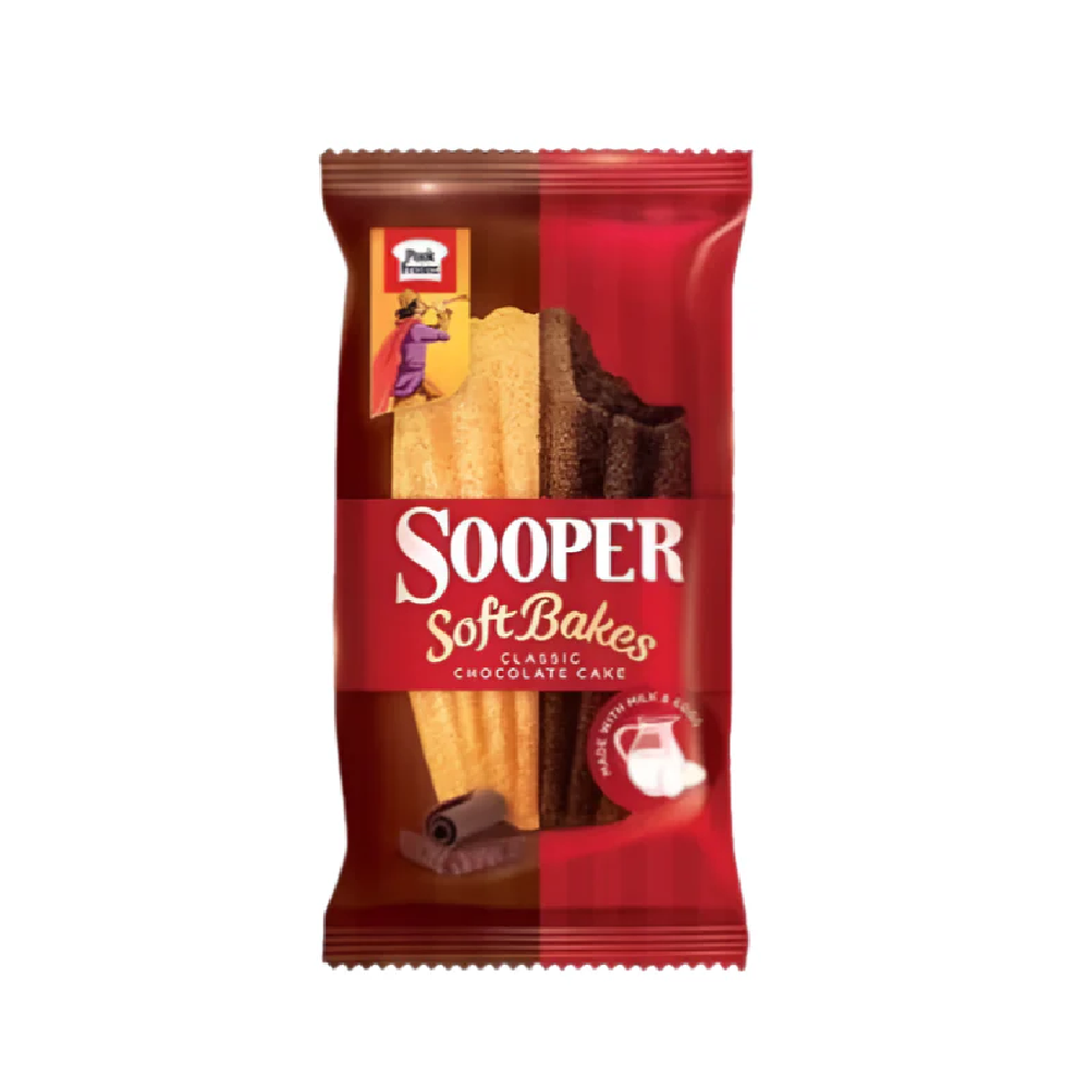 PEEK FREANS SOOPER SOFT BAKES CHOCOLATE CAKE 31GM