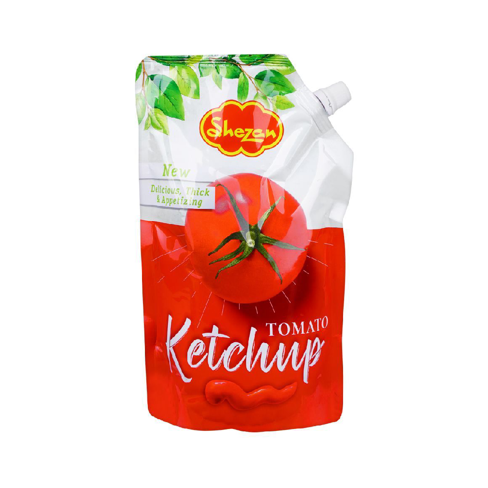 SHEZAN THICK TOMATO KETCHUP POUCH 800 GM
