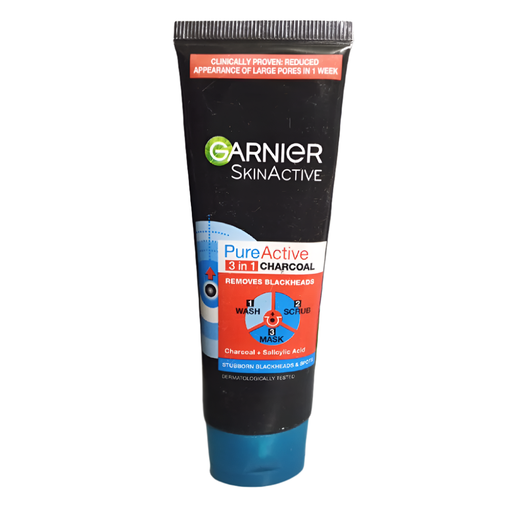 GARNIER PURE ACTIVE 3 IN 1 CHARCOAL 100ML