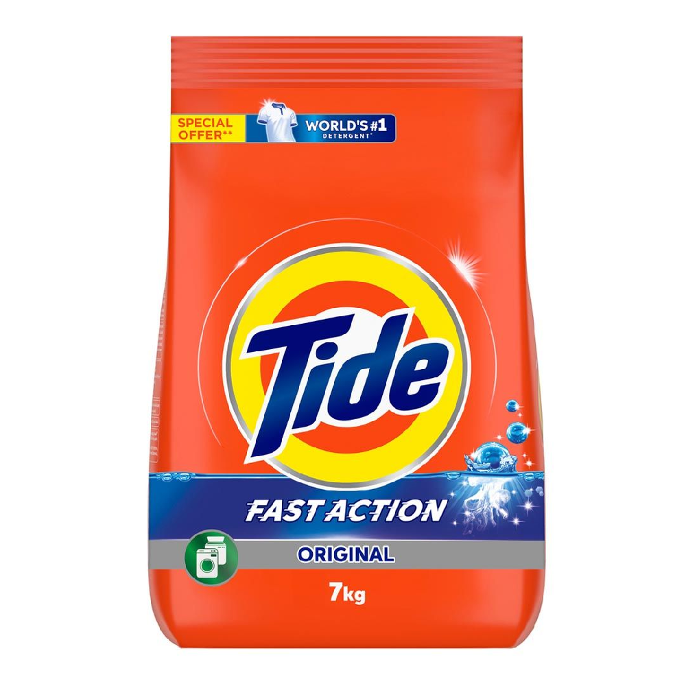 TIDE WASHING POWDER ORIGINAL FAST DISSOLVING BLUE 7 KG