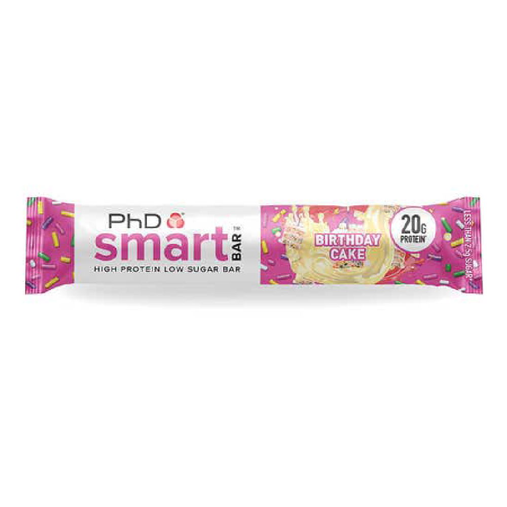 PHD SMART BAR BIRTHDAY CAKE 64 GM