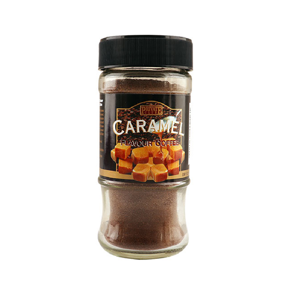 PRIVATE CLUB COFFEE CARAMEL 100 GM