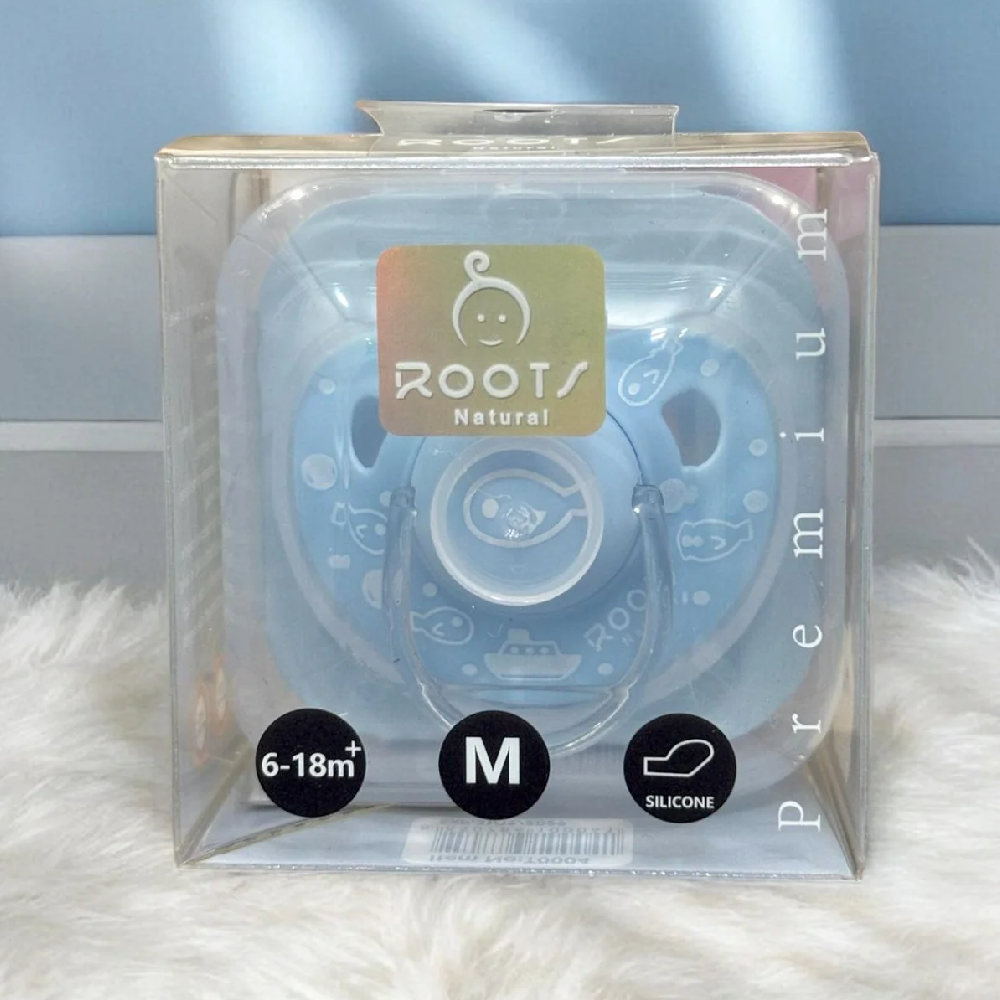 ROOTS NATURAL PACIFIER 6-18M+ T0004