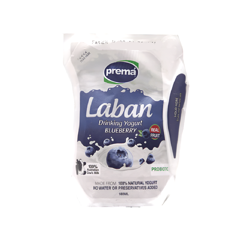 PREMA LABAN DRINKING YOGURT BLUEBERRY 180ML