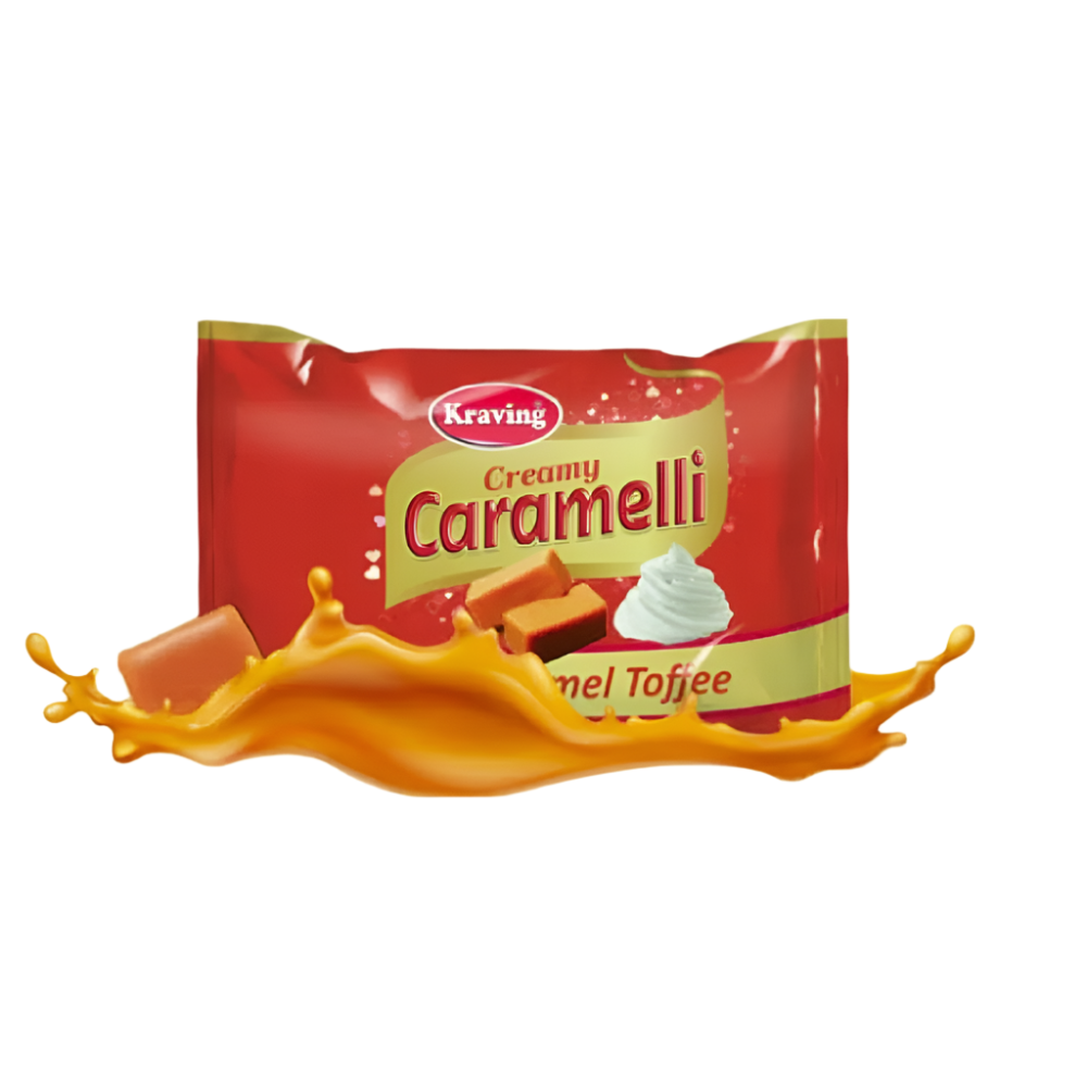 KRAVING CREAMY CARAMELLI TOFFEE 1000 GM