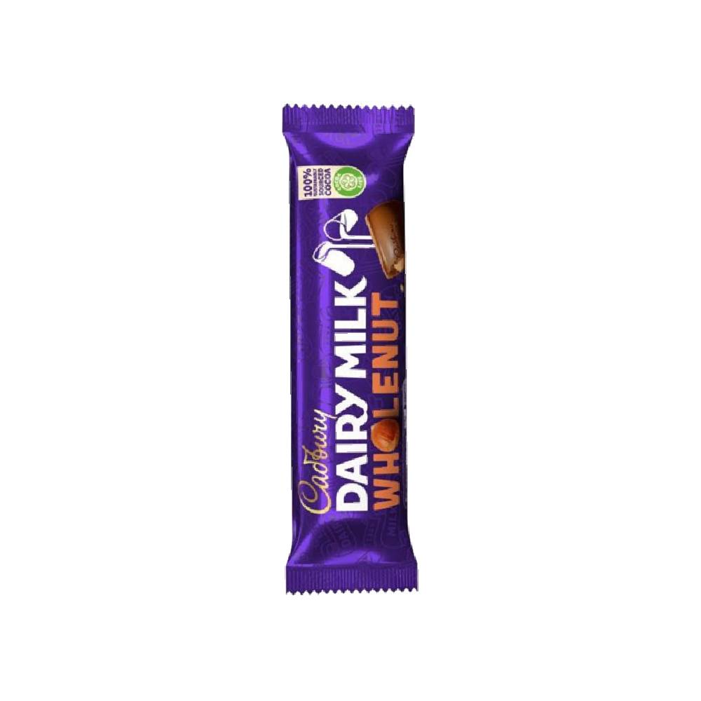 CADBURY DAIRY MILK CHOCOLATE WHOLE NUT 45 GM BASIC