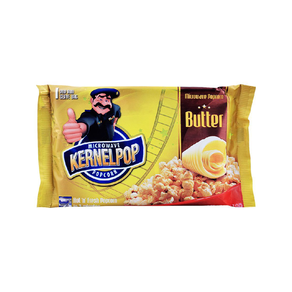 KERNEL POPCORN BUTTER 90 GM