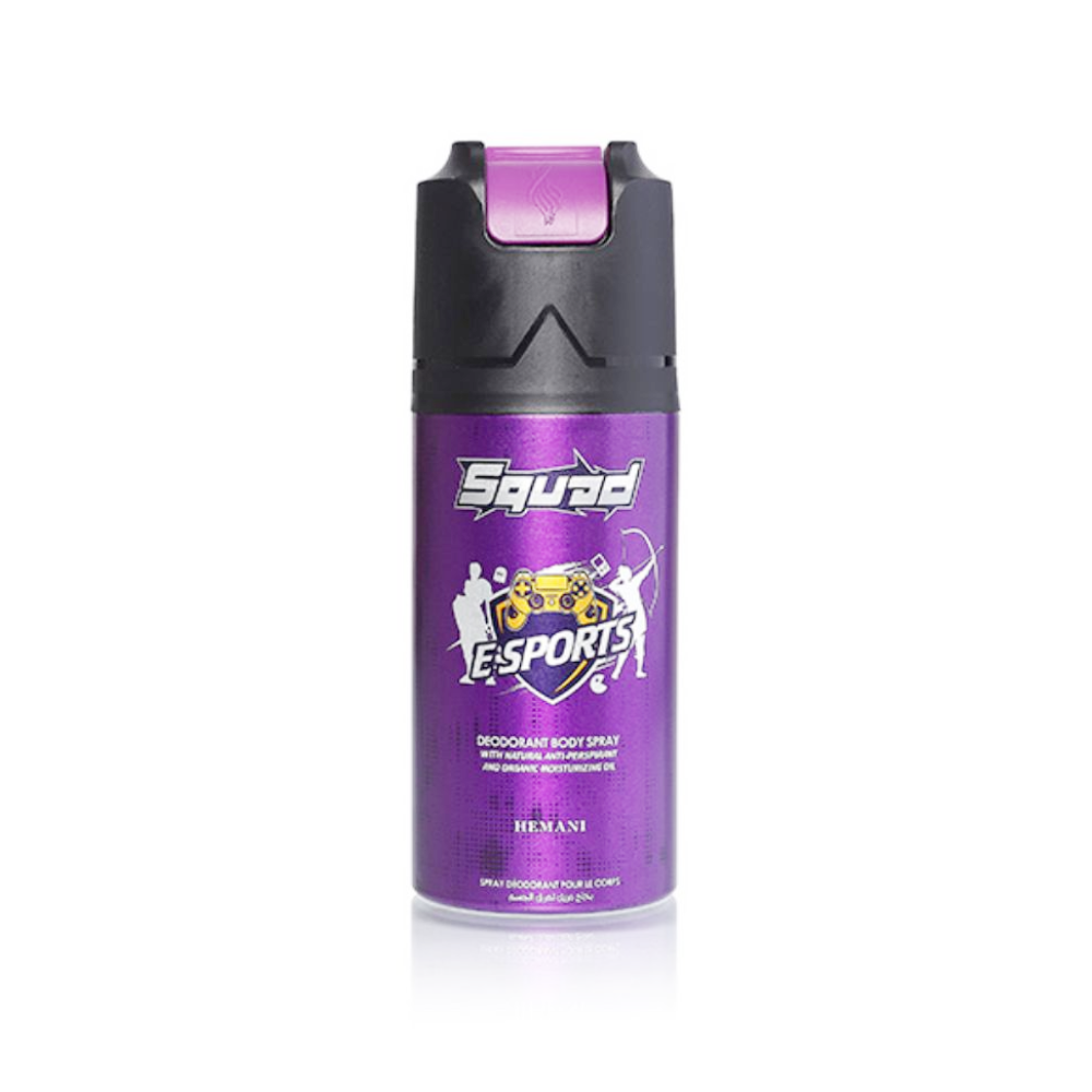 HEMANI SQUAD E SPORTS BODY SPRAY 150 ML