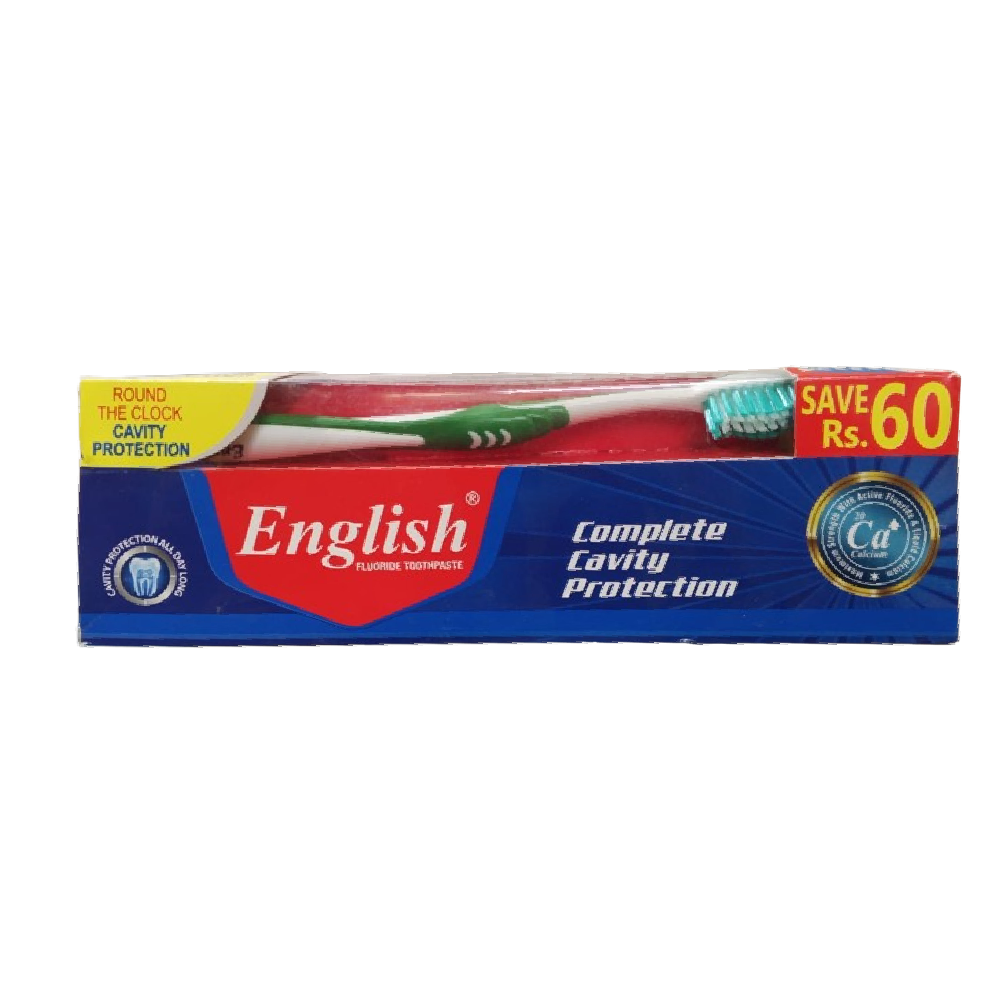 ENGLISH COMPLETE CAVITY PROTECTION TOOTHPASTE VALUE PACK