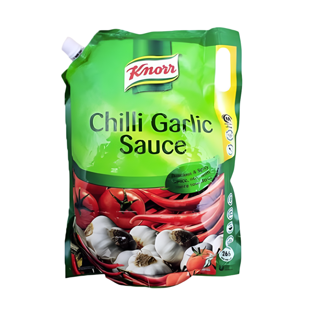 KNORR CHILLI GARLIC SAUCE POUCH 4 KG