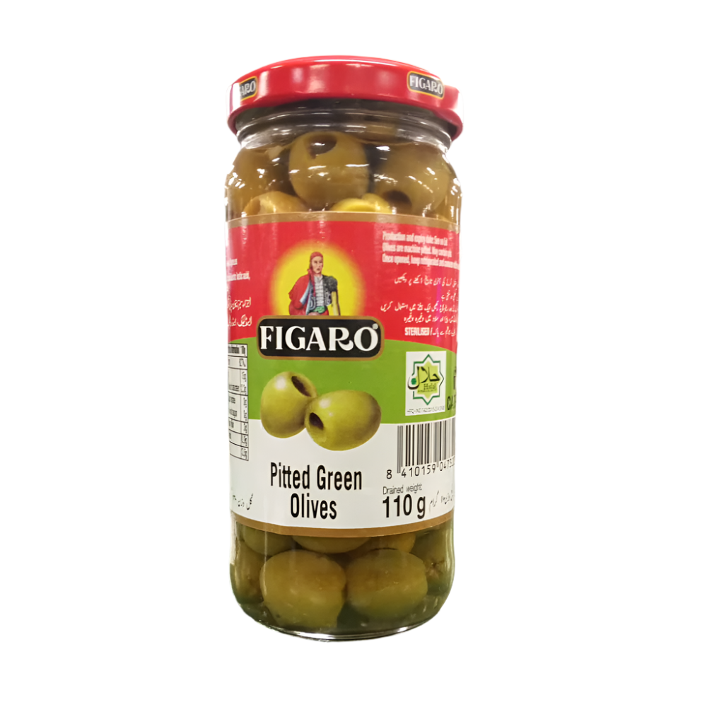 FIGARO OLIVES PITTED GREEN 240 GM