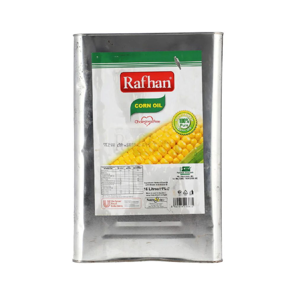 RAFHAN CORN OIL CAN 16 LTR