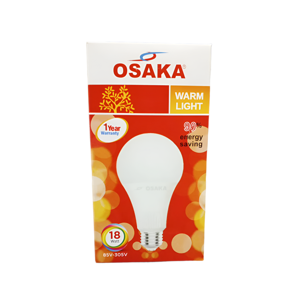 OSAKA 18 WATT WARM LIGHT LED BULB E27