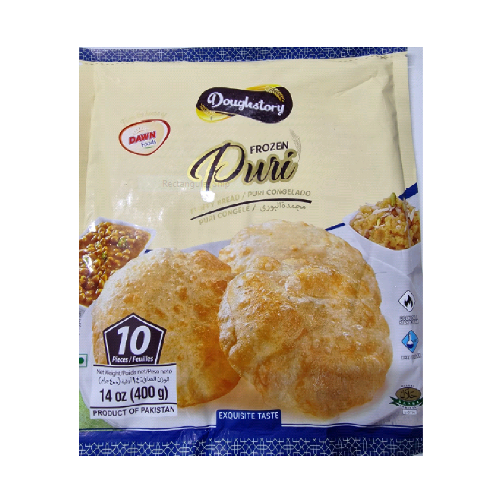 DAWN DOUGHSTORY FROZEN PURI 10 PCS 400 GM