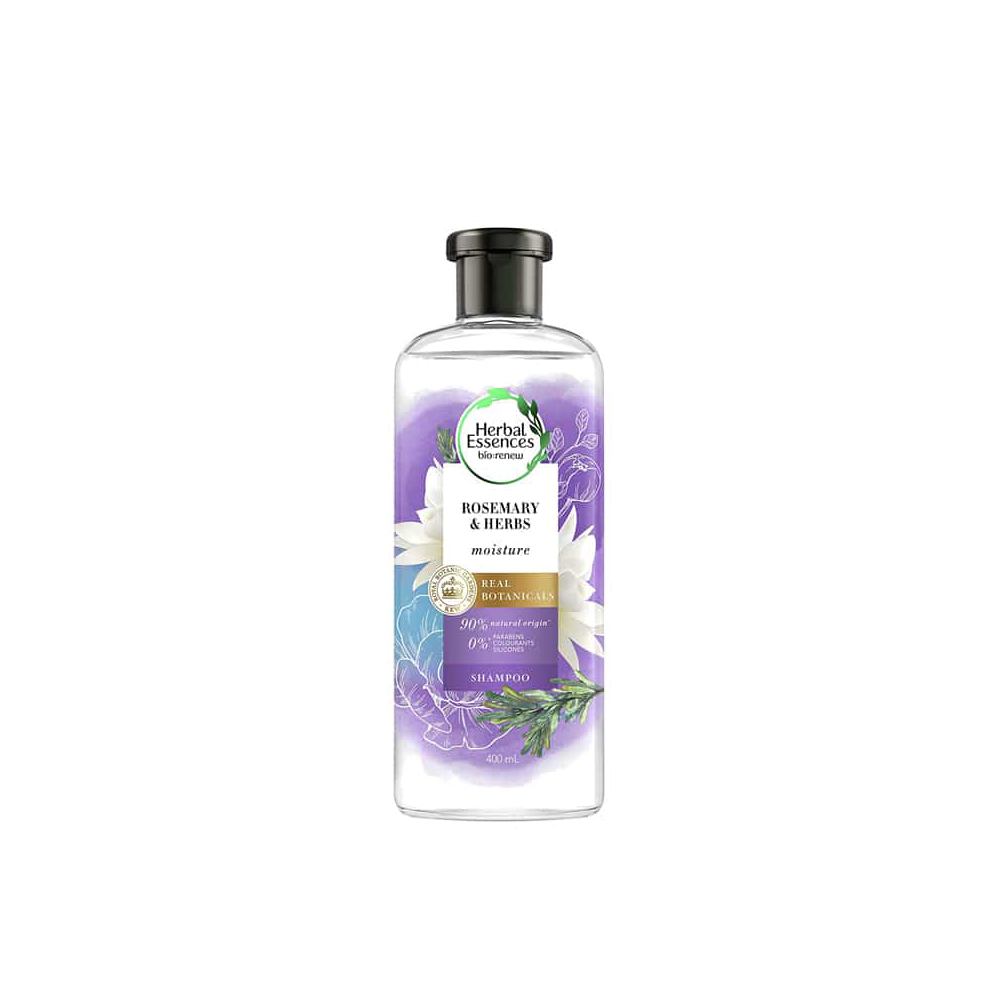 HERBAL ESSENCES SHAMPOO ROSEMARY & HERBS STRENGHT 400 ML