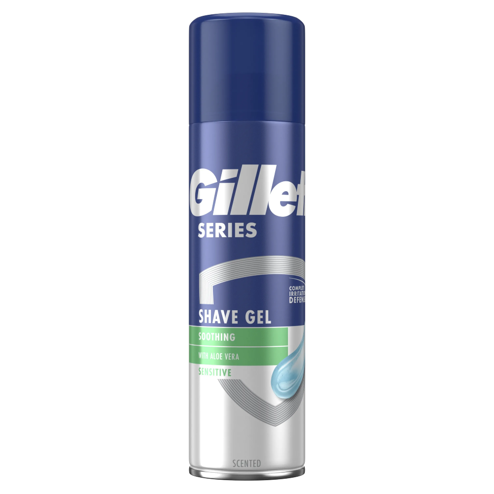 GILLETTE SHAVING GEL SENSITIVE WITH ALOE 200 ML