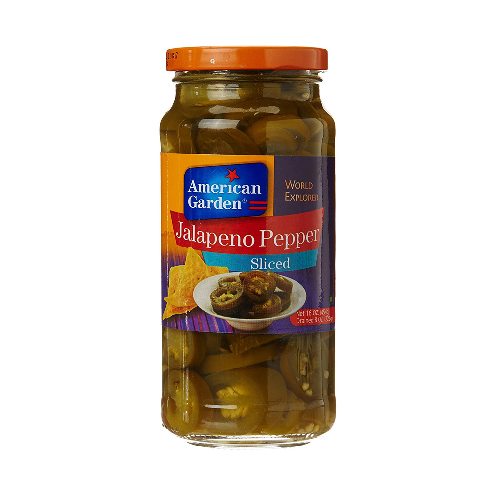 AMERICAN GARDEN JALAPENO PEPPERS SLICED 454 GM