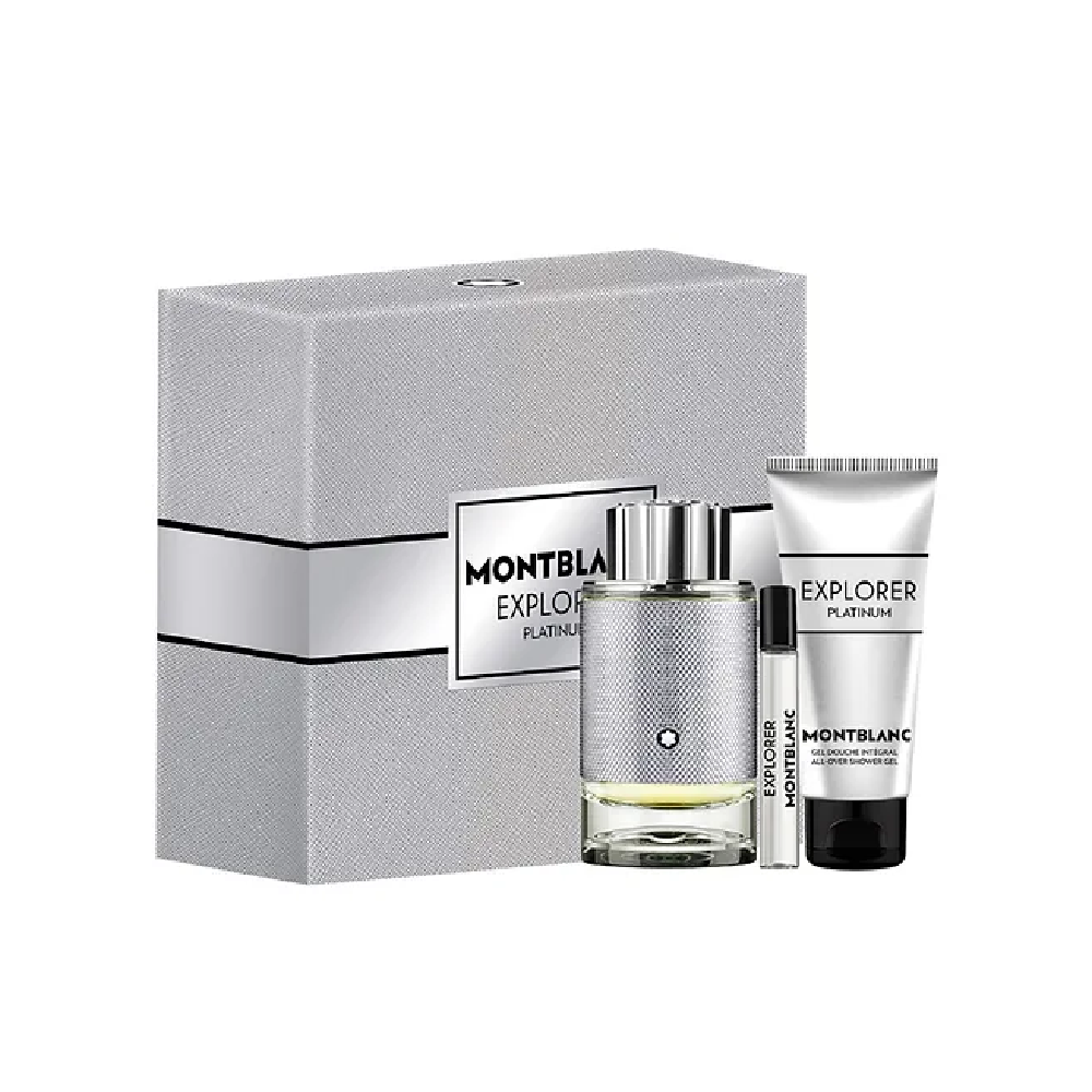 MONT BLANC EXPLORER PLATINUM FOR MEN 3PC GIFT SET PROMO
