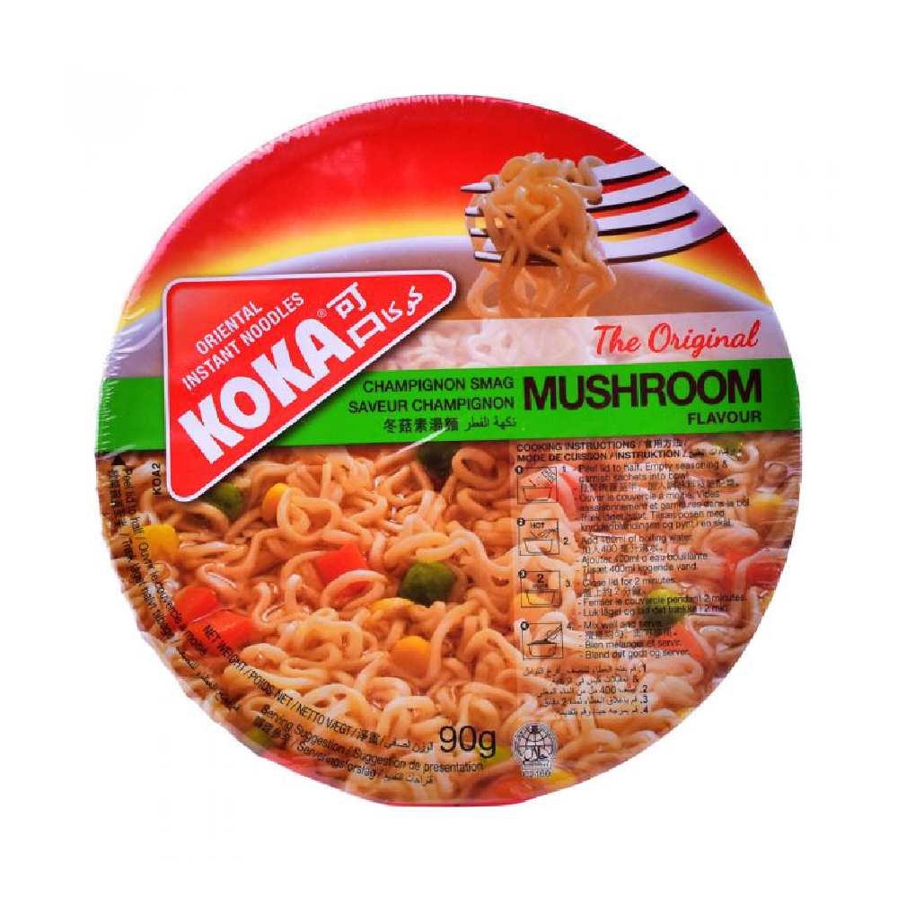 KOKA INSTANT NOODLES MUSHROOM FLAVOUR 90 GM