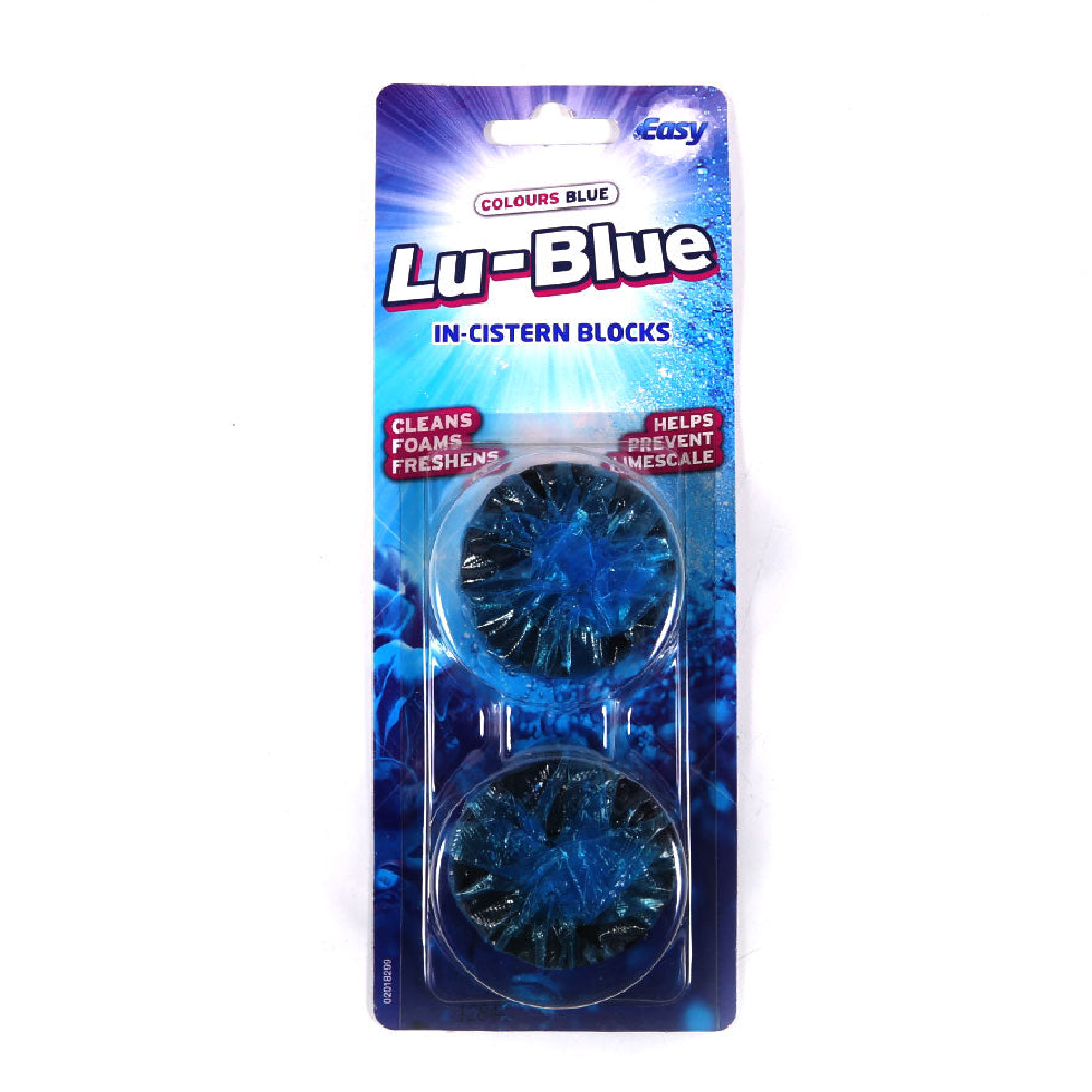 LU BLUE TOILET FRESHNER IN-CISTERN BLOCK 2X38 GM