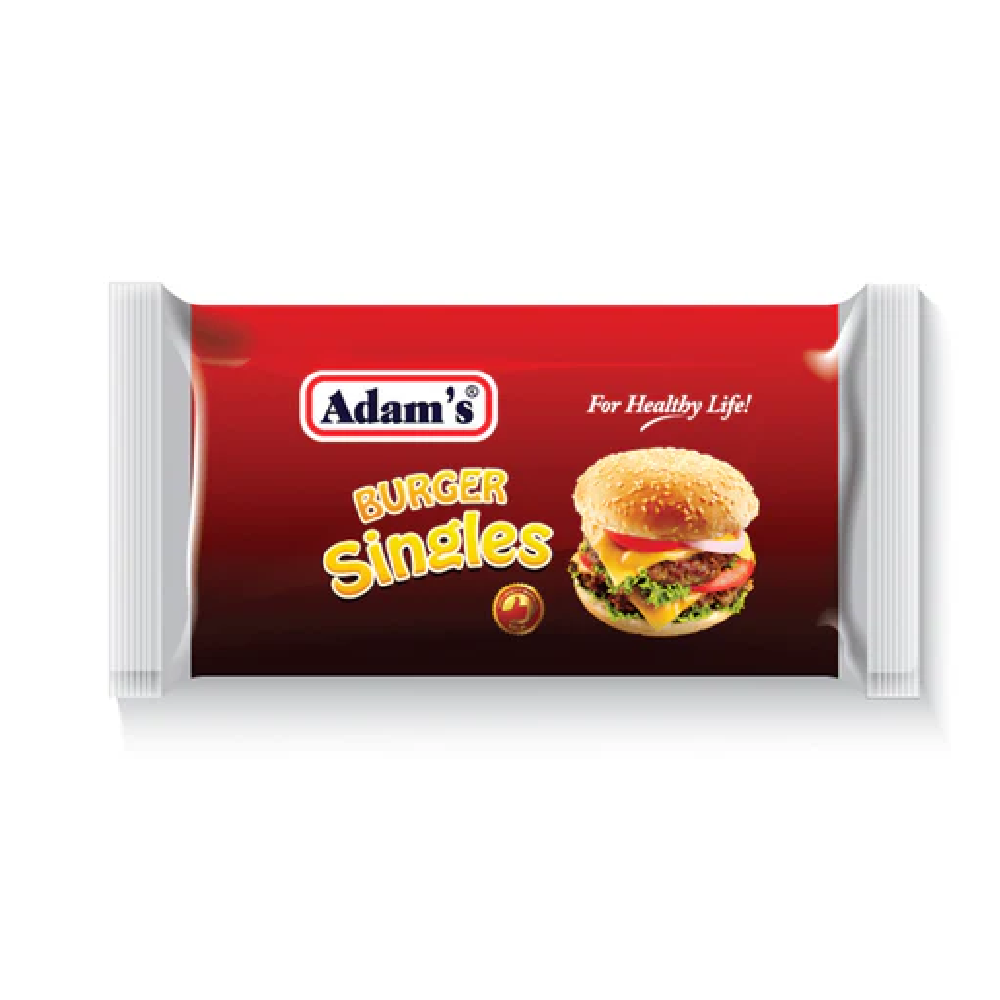 ADAMS SINLGE SLICE BURGER CHEESE 1 KG