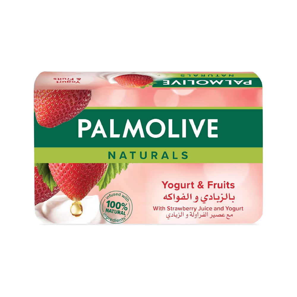 PALMOLIVE SOAP YOGURT & FRUITS WITH STRAWBERRY 170GM