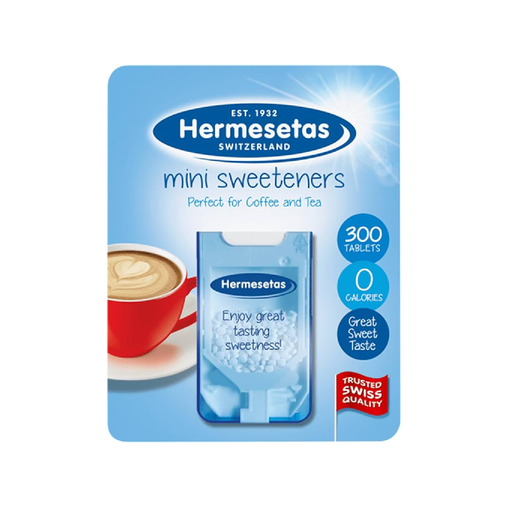 HERMESETAS MINI SWEETENERS 300 TABLETS 3.6 GM