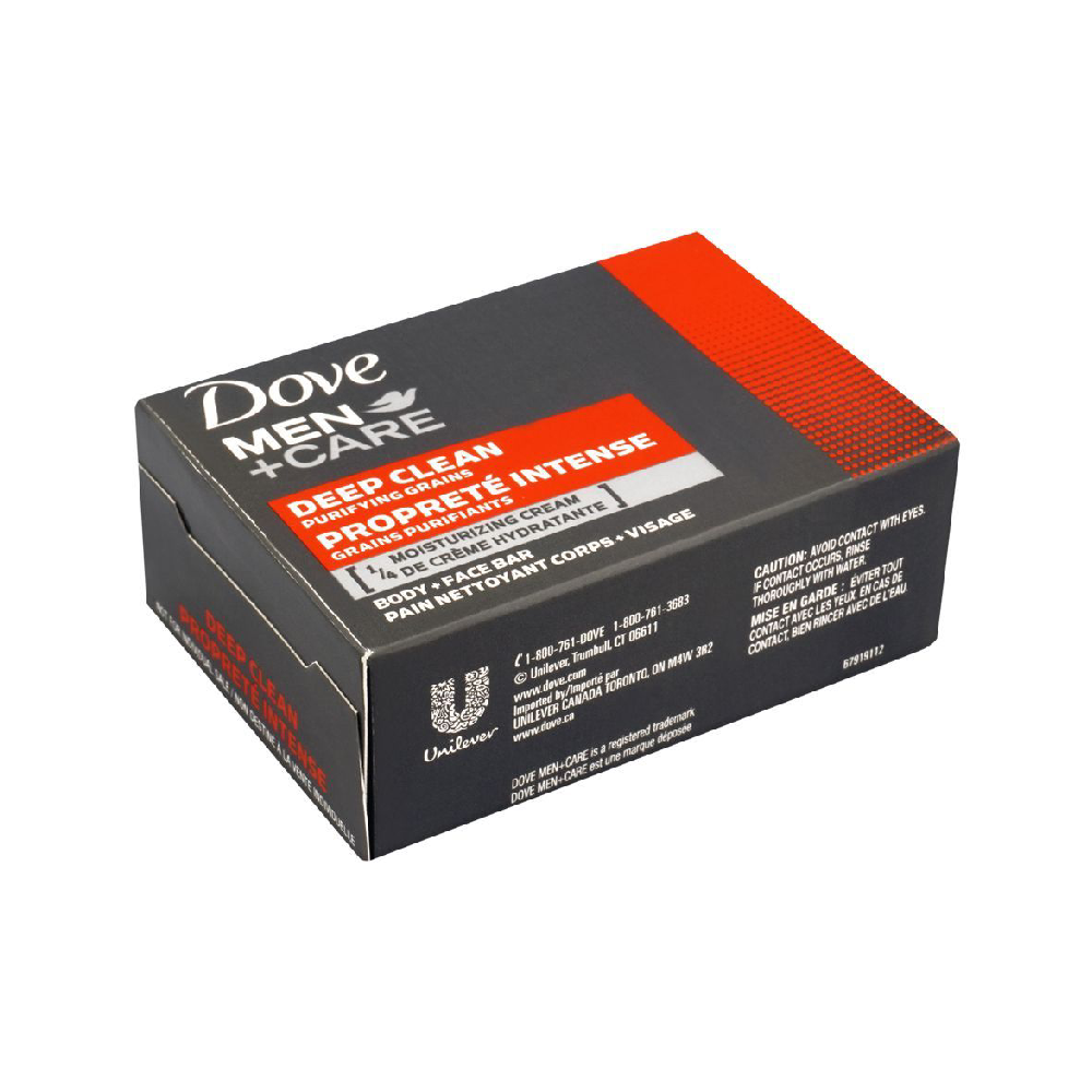 DOVE SOAP MEN CARE DEEP CLEAN EXFOLIATING 106 GM