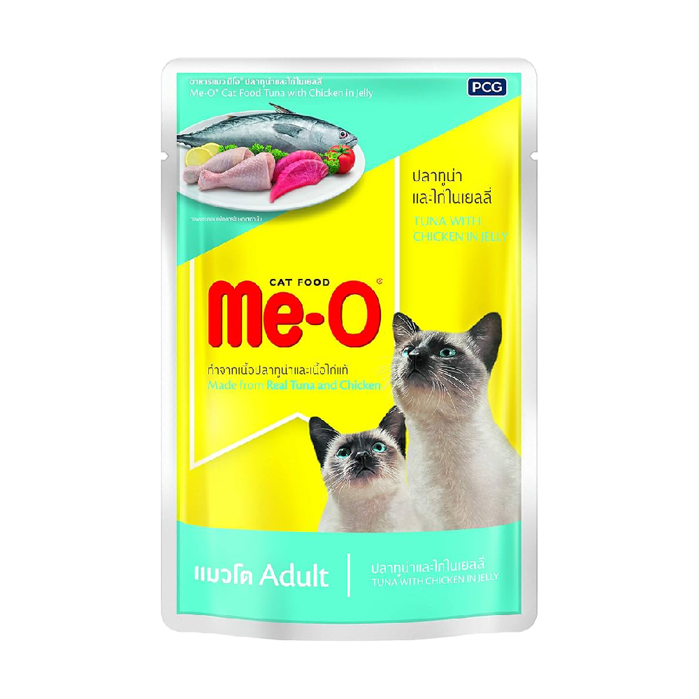 ME-O CAT FOOD ADULT TUNA WHITE FISH 80 GM