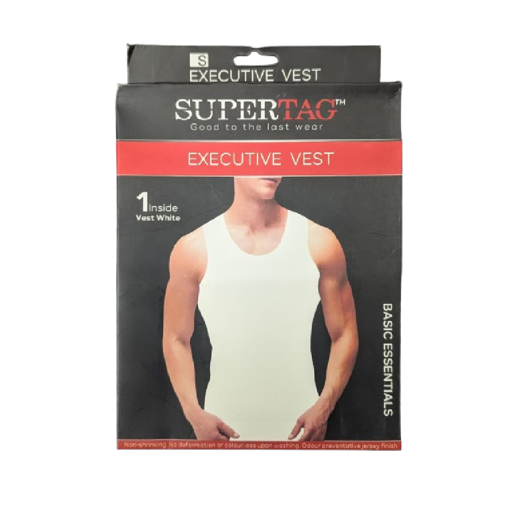 SUPER SANDO VEST WHITE SMALL P1