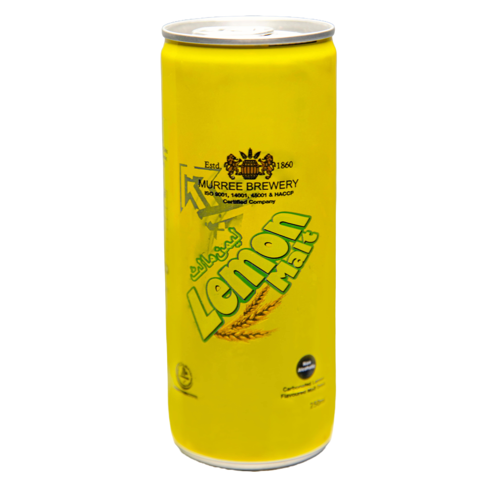 MURREE BREWERY DRINK LEMON MALT CAN 250 ML