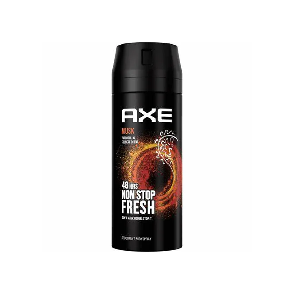 AXE DEODORANT MUSK PATCHOULI & FOUGERE 150 ML