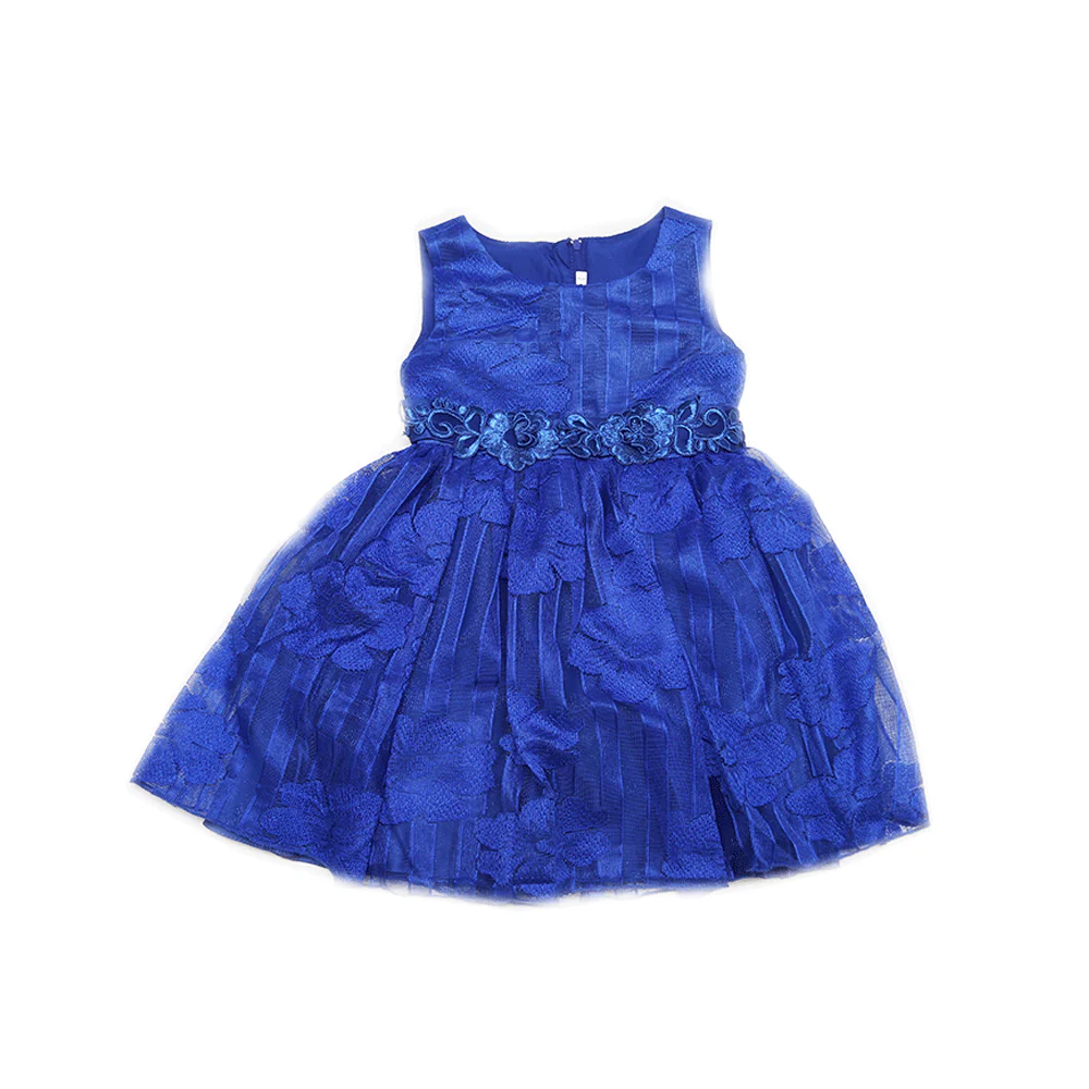GIRLS L/S FANCY FROCK MZW-24 7-8 YEAR 005