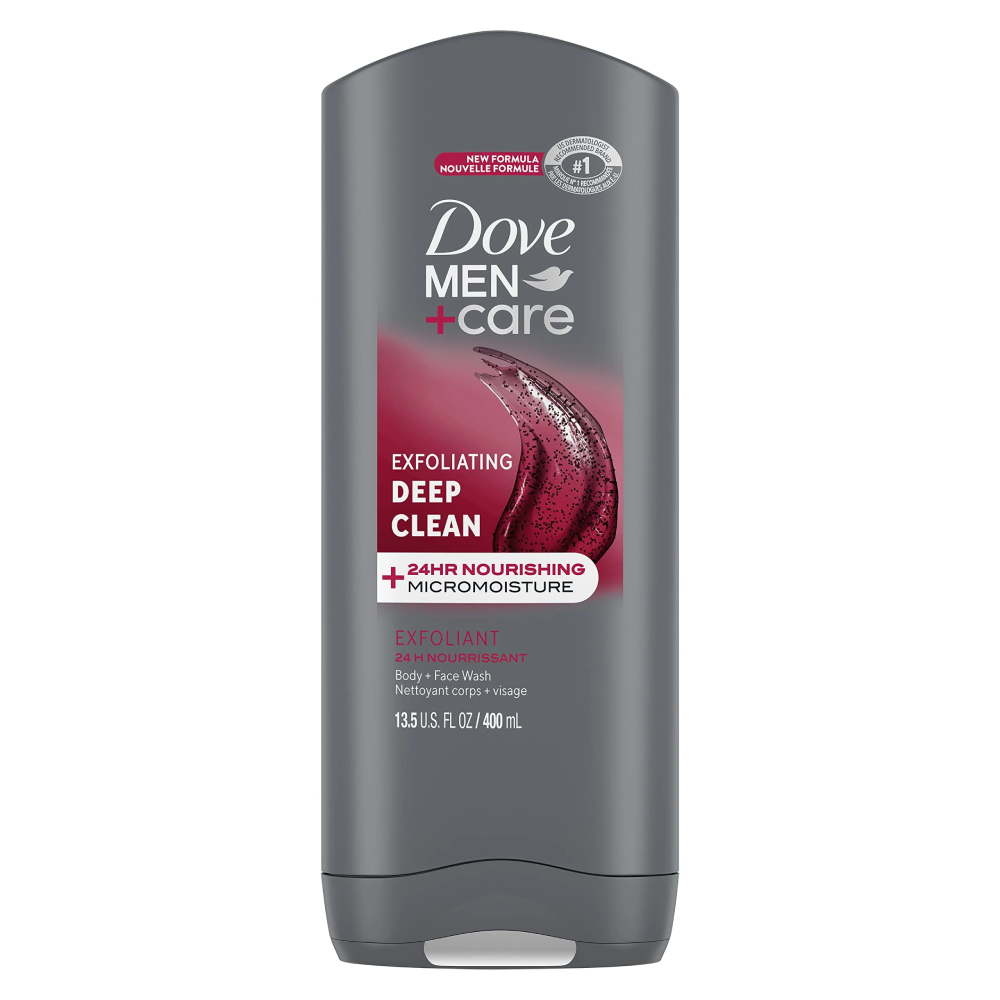 DOVE MEN CARE BODY AND FACE WASH DEEP CLEAN 400 ML