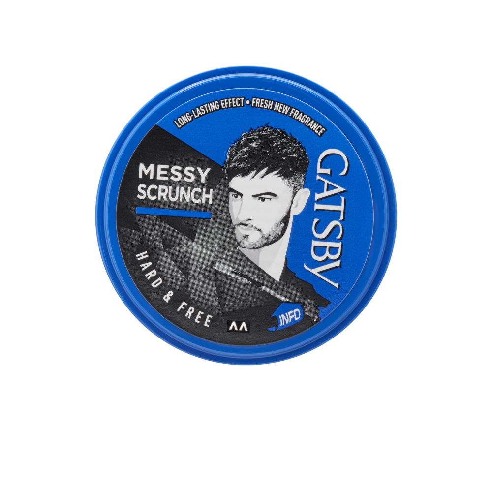 GATSBY BRITISH HAIR WAX LAYERED HARD & FREE 75 GM