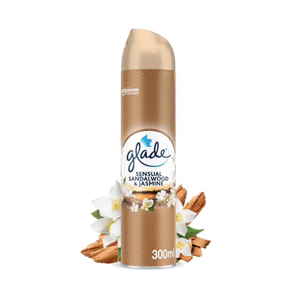GLADE AIR FRESHNER SENSUAL SANDALWOOD & JASMINE 300 ML