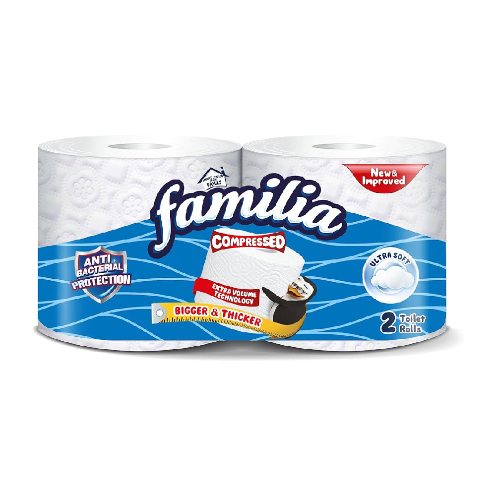 FAMILLIA PLUS TOILET PAPER TWIN ROLLS