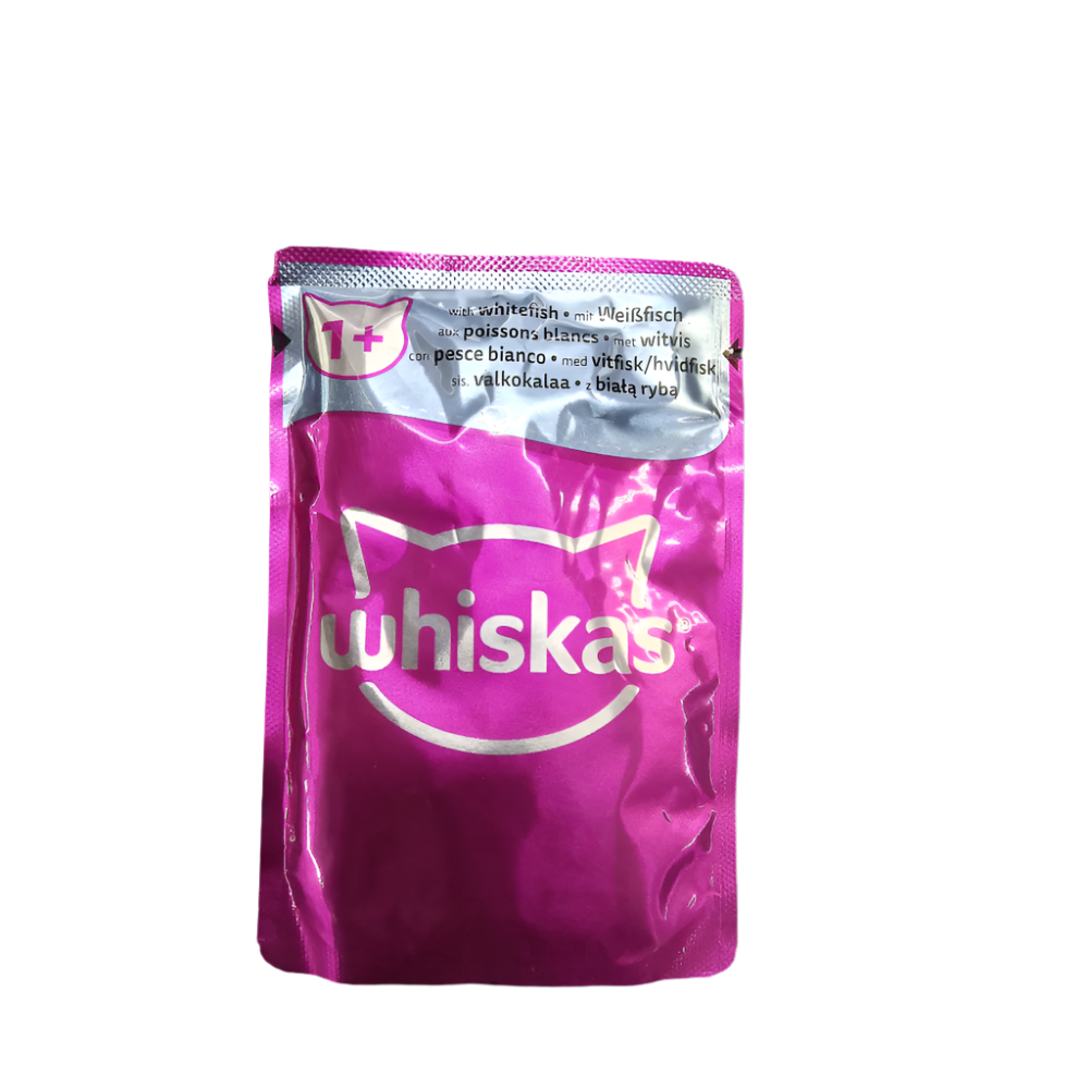WHISKAS CAT FOOD JELLY MIX SELECTION 1+YEAR 85 GM