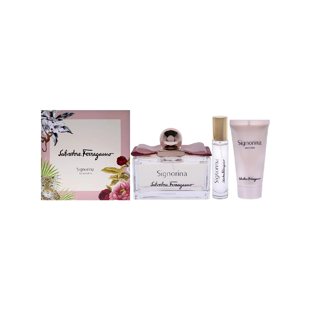 SALVATORE FERRAGAMO SIGNORINA POUR FEMME 3PC GIFT SET