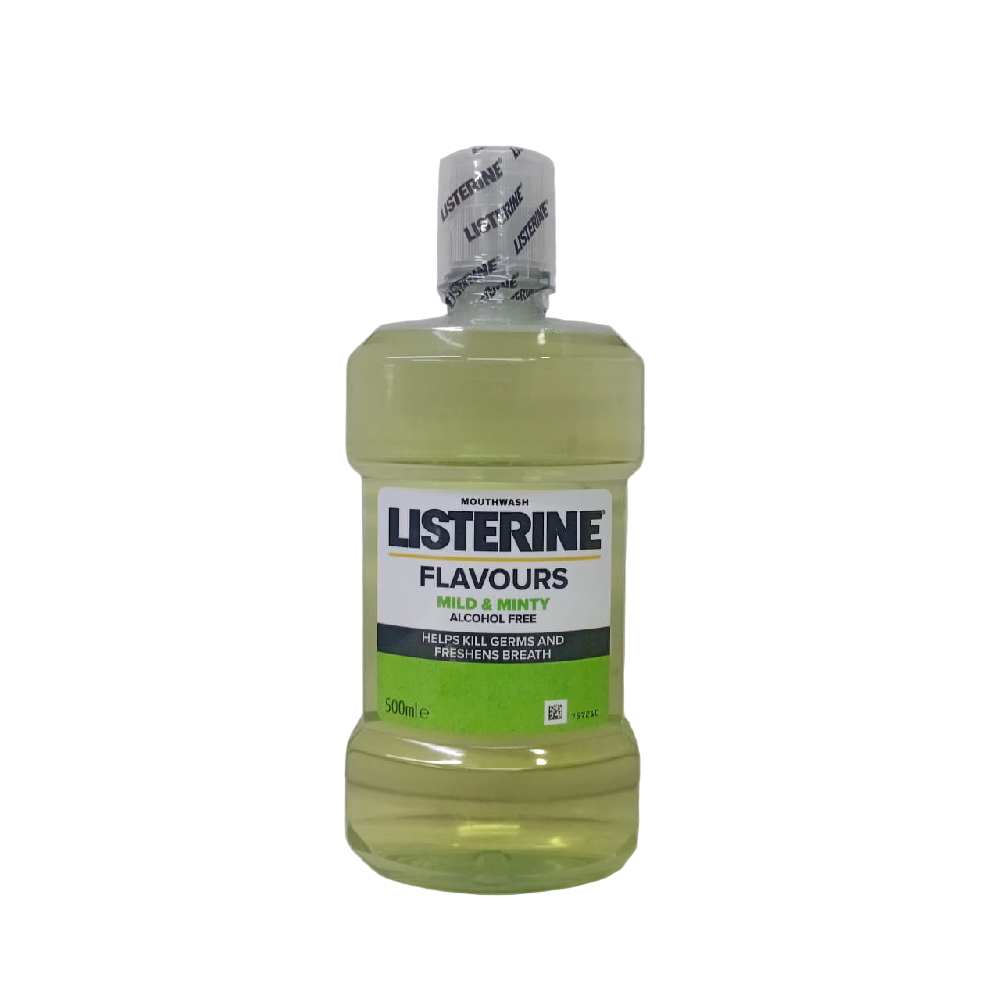 LISTERINE MOUTH WASH COOL MINT MILDER TASTE 500 ML