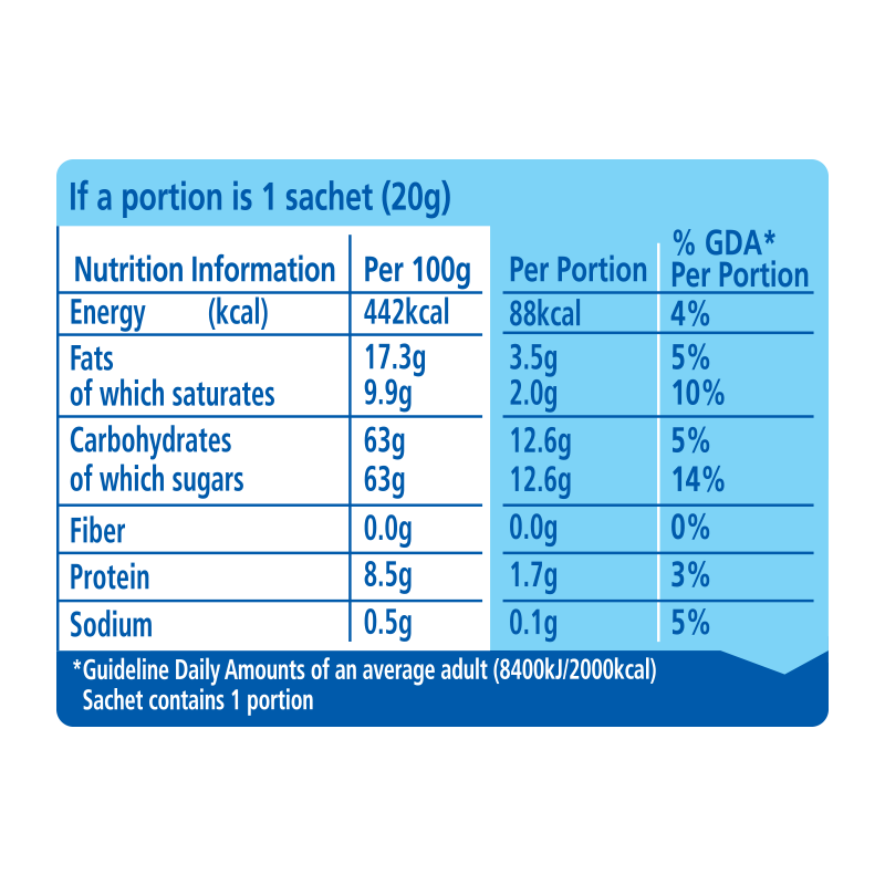 NESTLE EVERYDAY MILK POWDER CARDAMOM TEA 3IN1 SACHET 20 GM