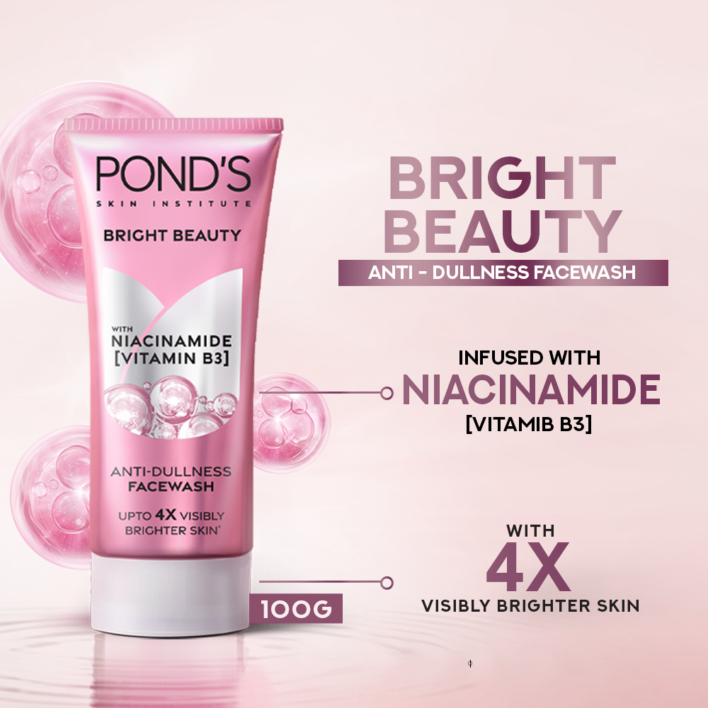 PONDS FACE WASH BRIGHT BEAUTY 100 GM