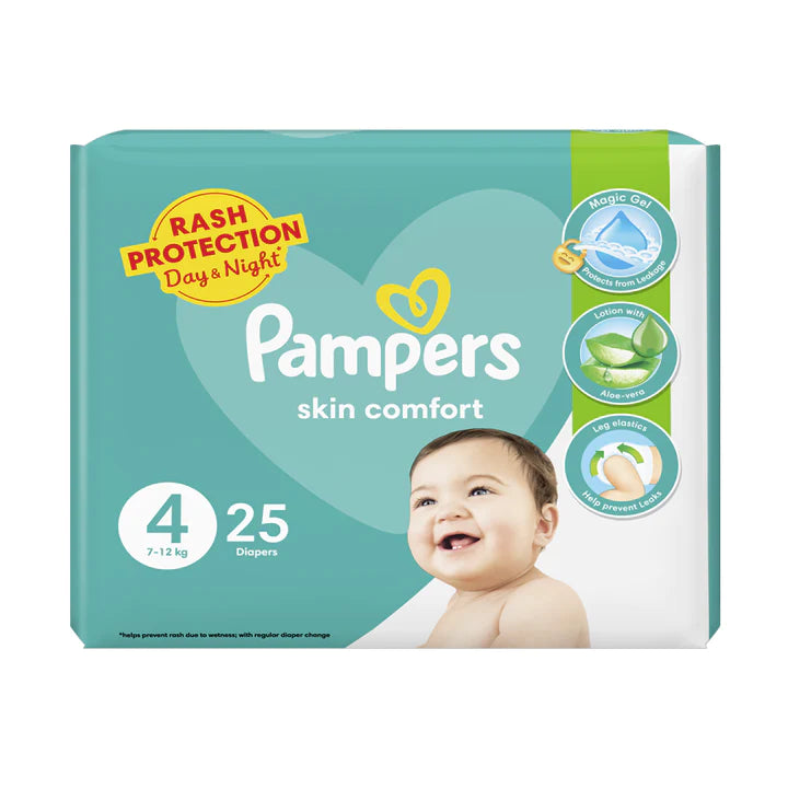 PAMPER DIAPER JUMBO PACK MAXI NO4 25 PCS 7-14KG