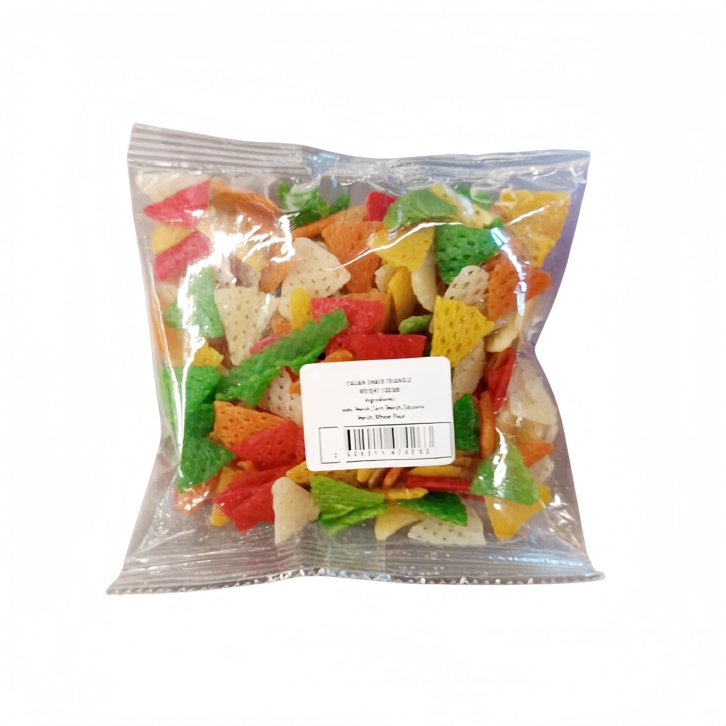 ITALIAN SNACKS COLORED TRIANGLE CUT 100 GM