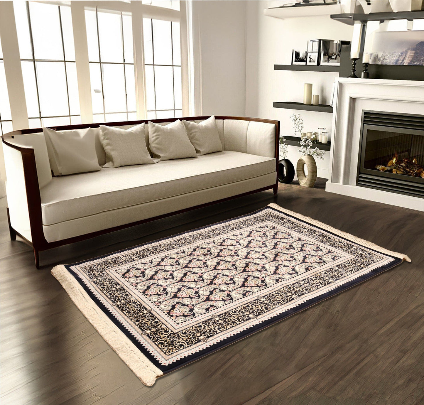 Fine Persian Khas Rug 4x6 ft