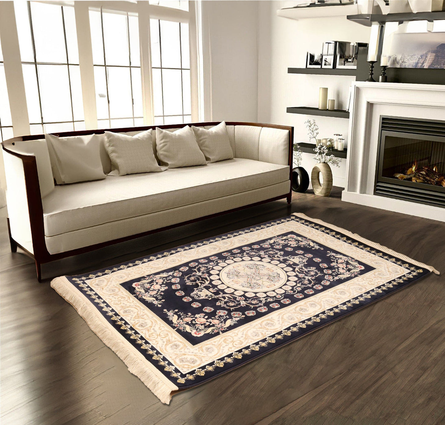 Fine Persian Khas Rug 4x6 ft