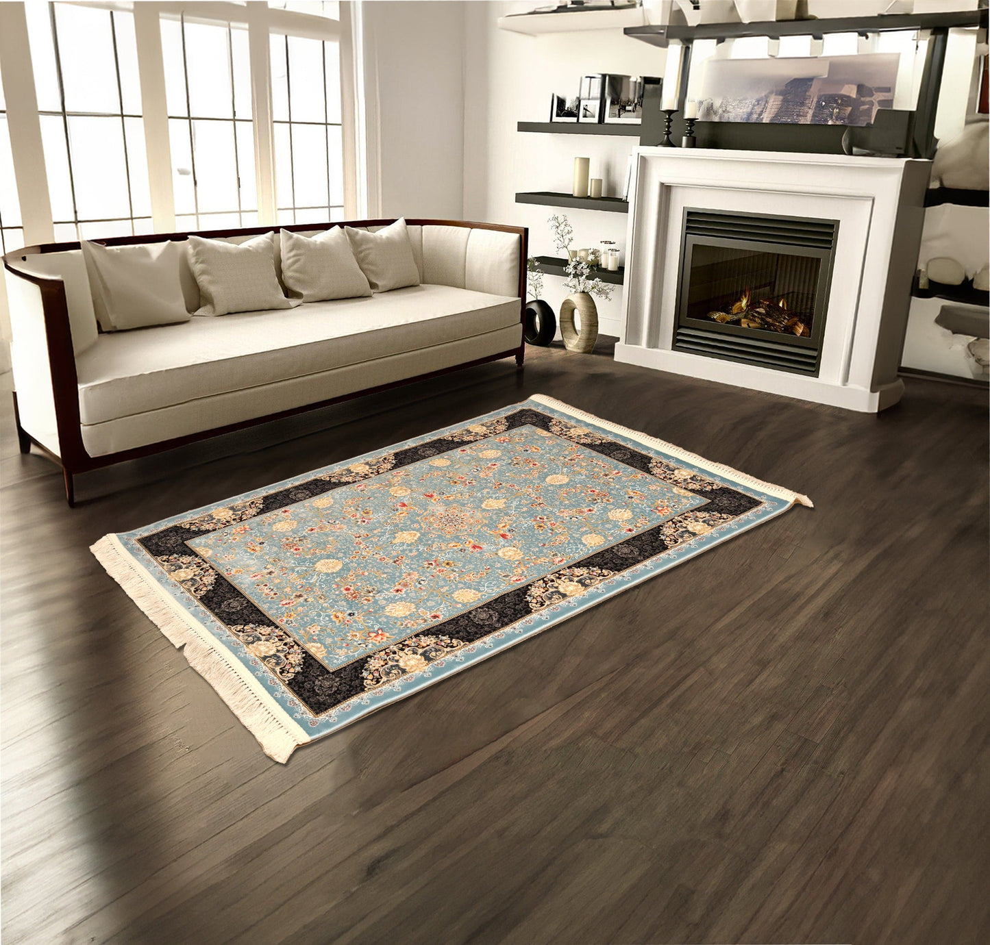 Fine Persian Khas Rug 4x6 ft