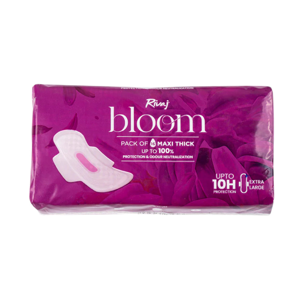 RIVAJ BLOOM SANITARY PADS 16'S